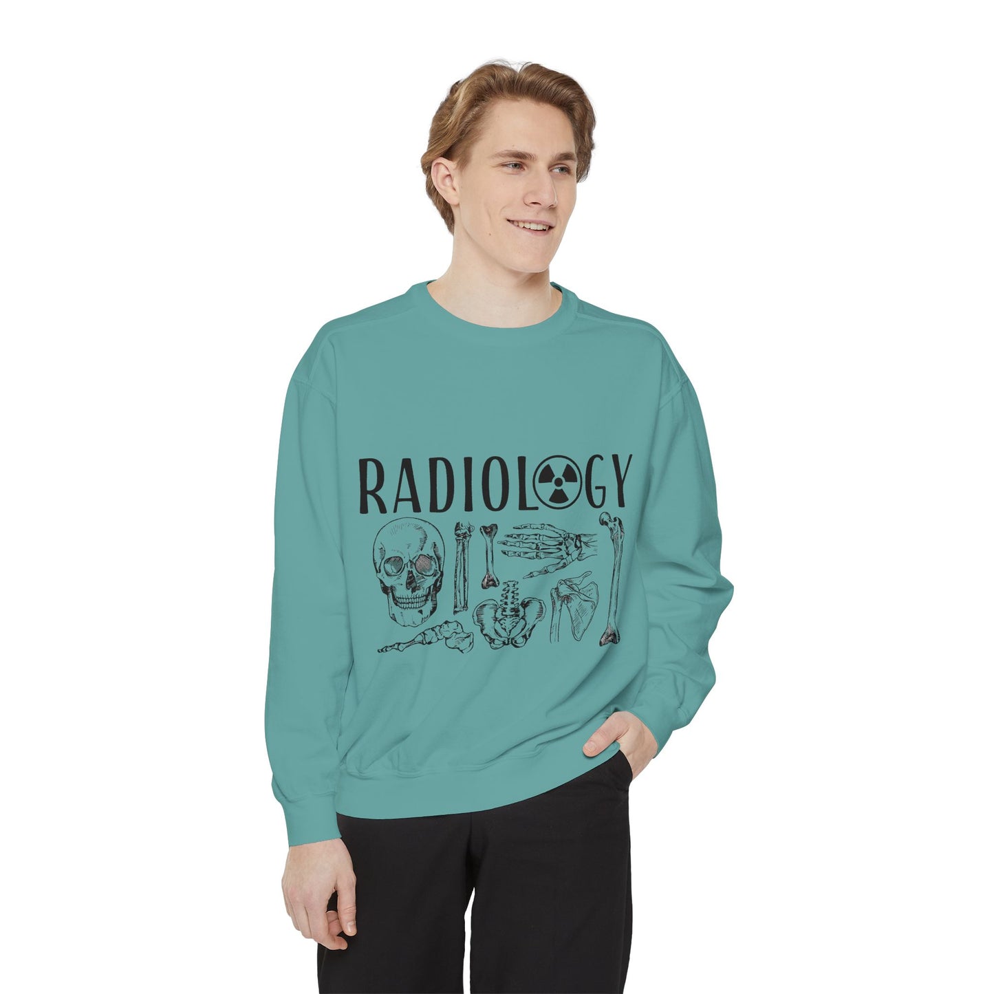 Radiology Skull & Bones Sweatshirt — Medical Student / Radiologist Gift