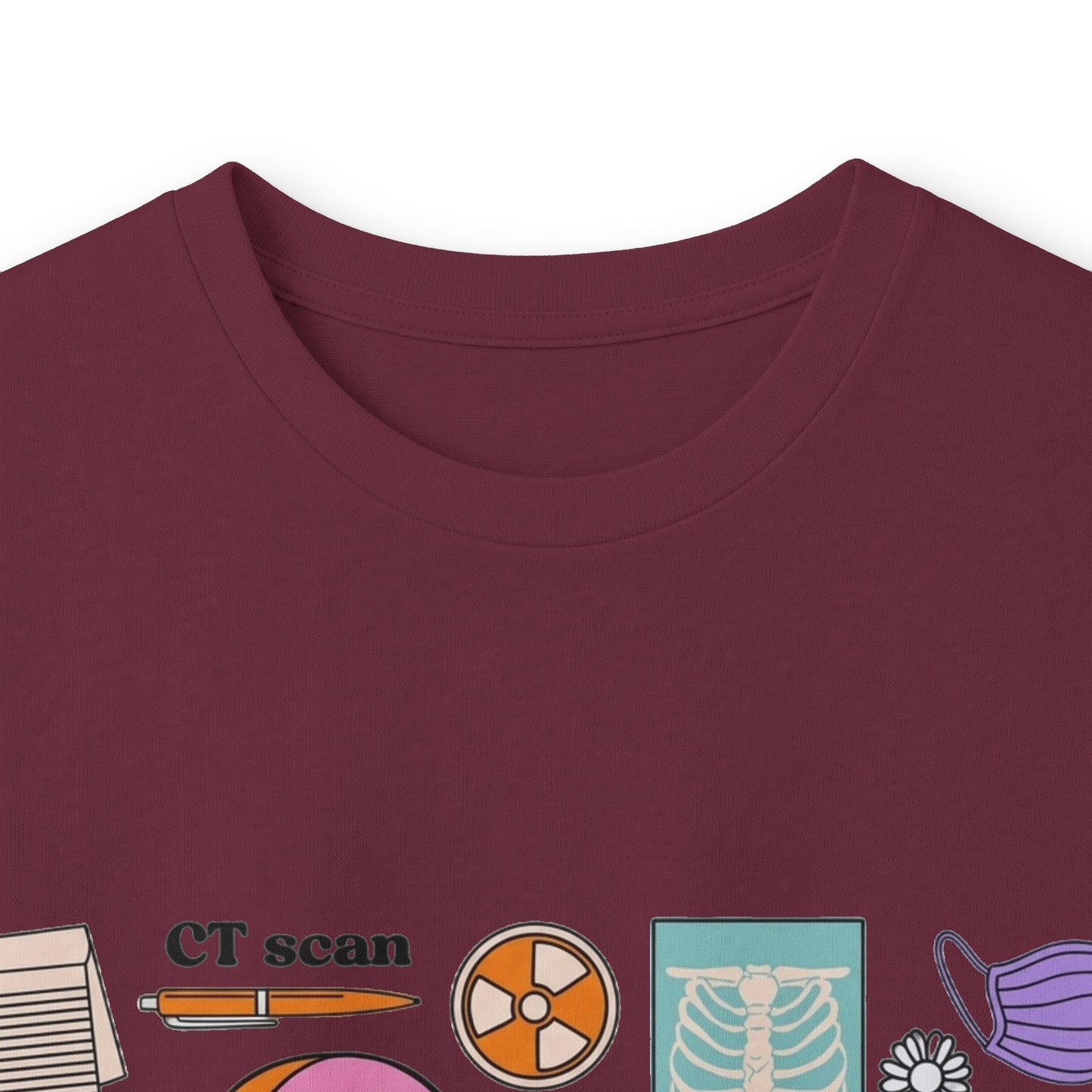 Rad Tech Collage Long Sleeve Tee — Radiology Technologist Graphic Shirt