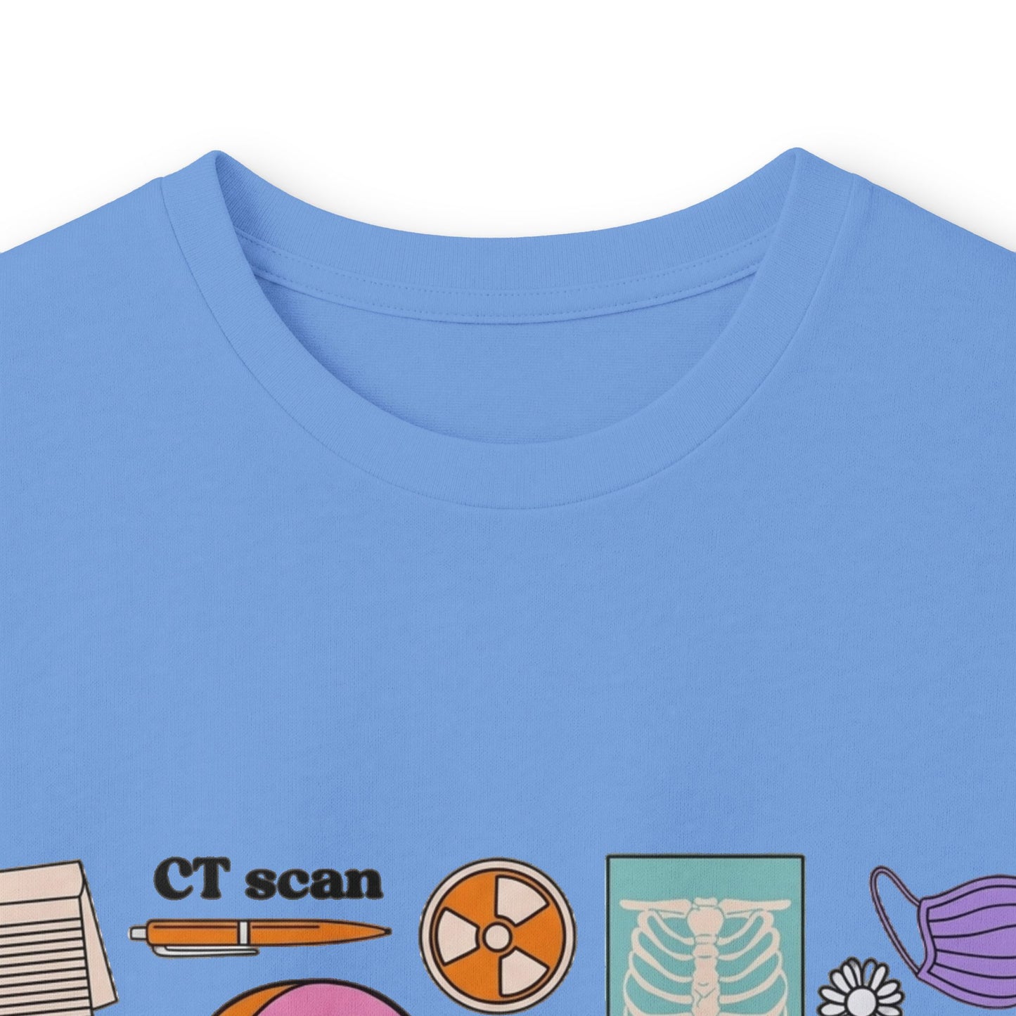 Rad Tech Collage Long Sleeve Tee — Radiology Technologist Graphic Shirt