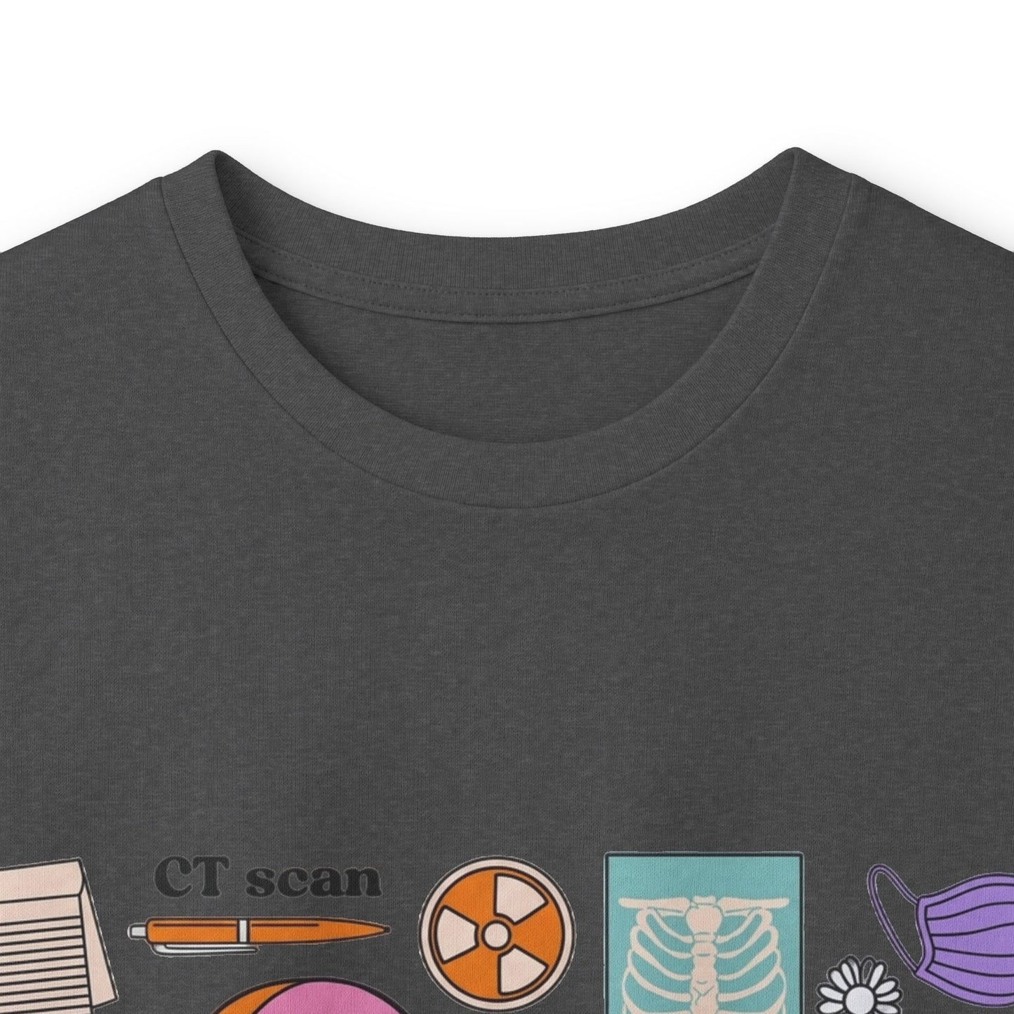 Rad Tech Collage Long Sleeve Tee — Radiology Technologist Graphic Shirt
