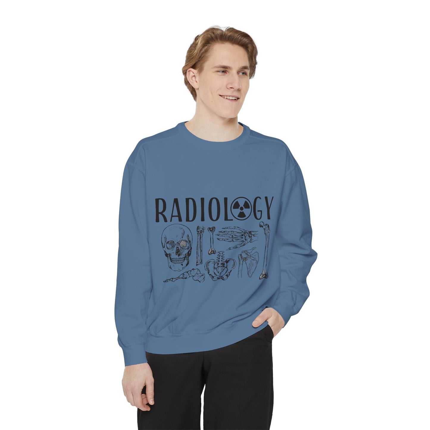 Radiology Skull & Bones Sweatshirt — Medical Student / Radiologist Gift