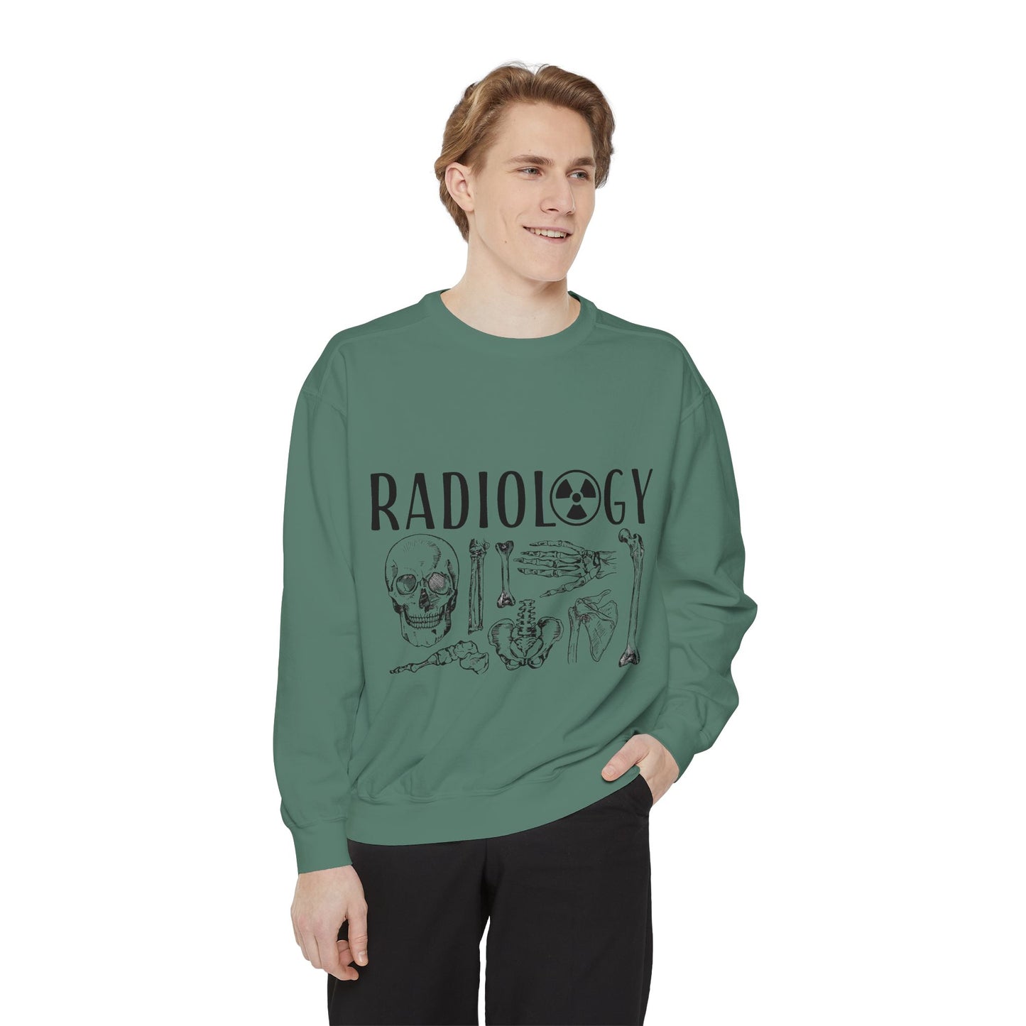 Radiology Skull & Bones Sweatshirt — Medical Student / Radiologist Gift