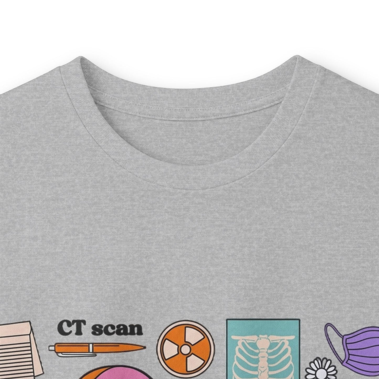 Rad Tech Collage Long Sleeve Tee — Radiology Technologist Graphic Shirt