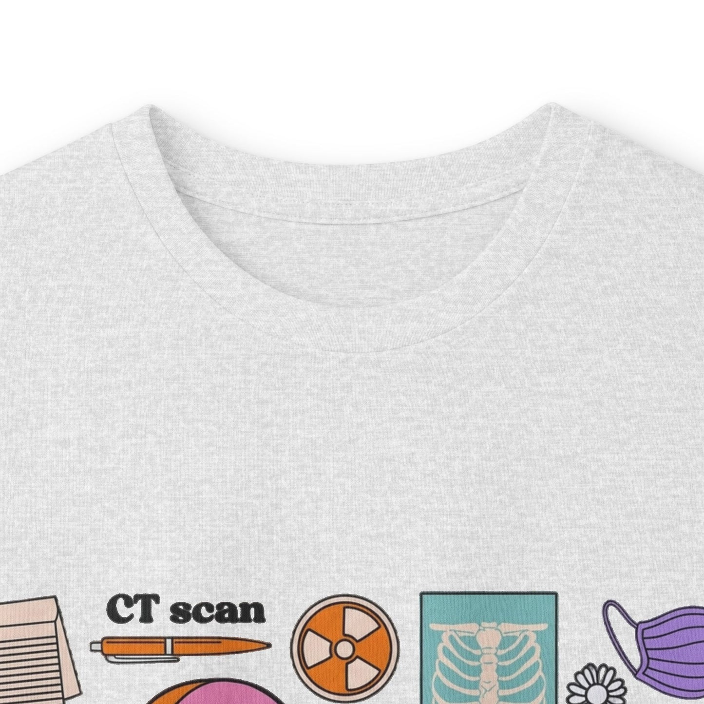 Rad Tech Collage Long Sleeve Tee — Radiology Technologist Graphic Shirt