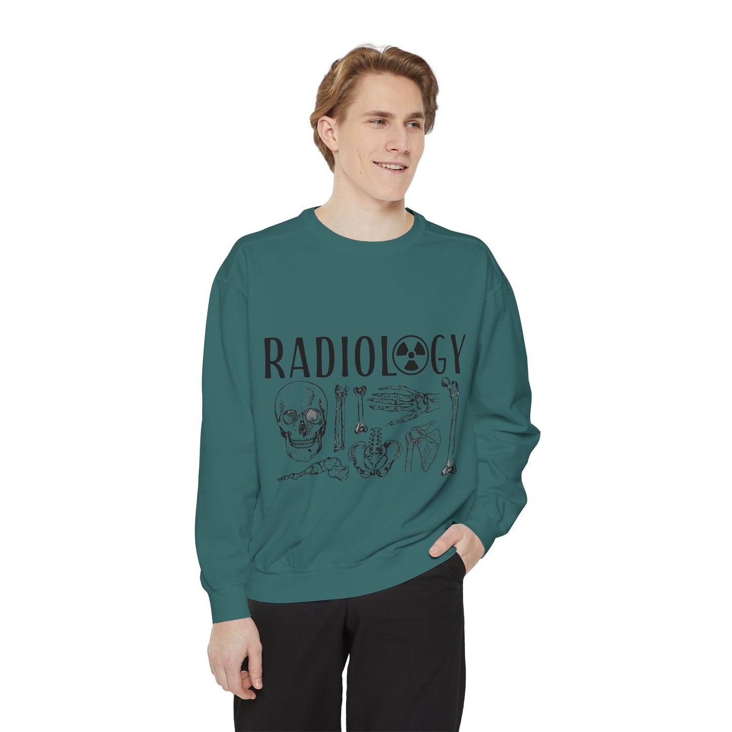 Radiology Skull & Bones Sweatshirt — Medical Student / Radiologist Gift