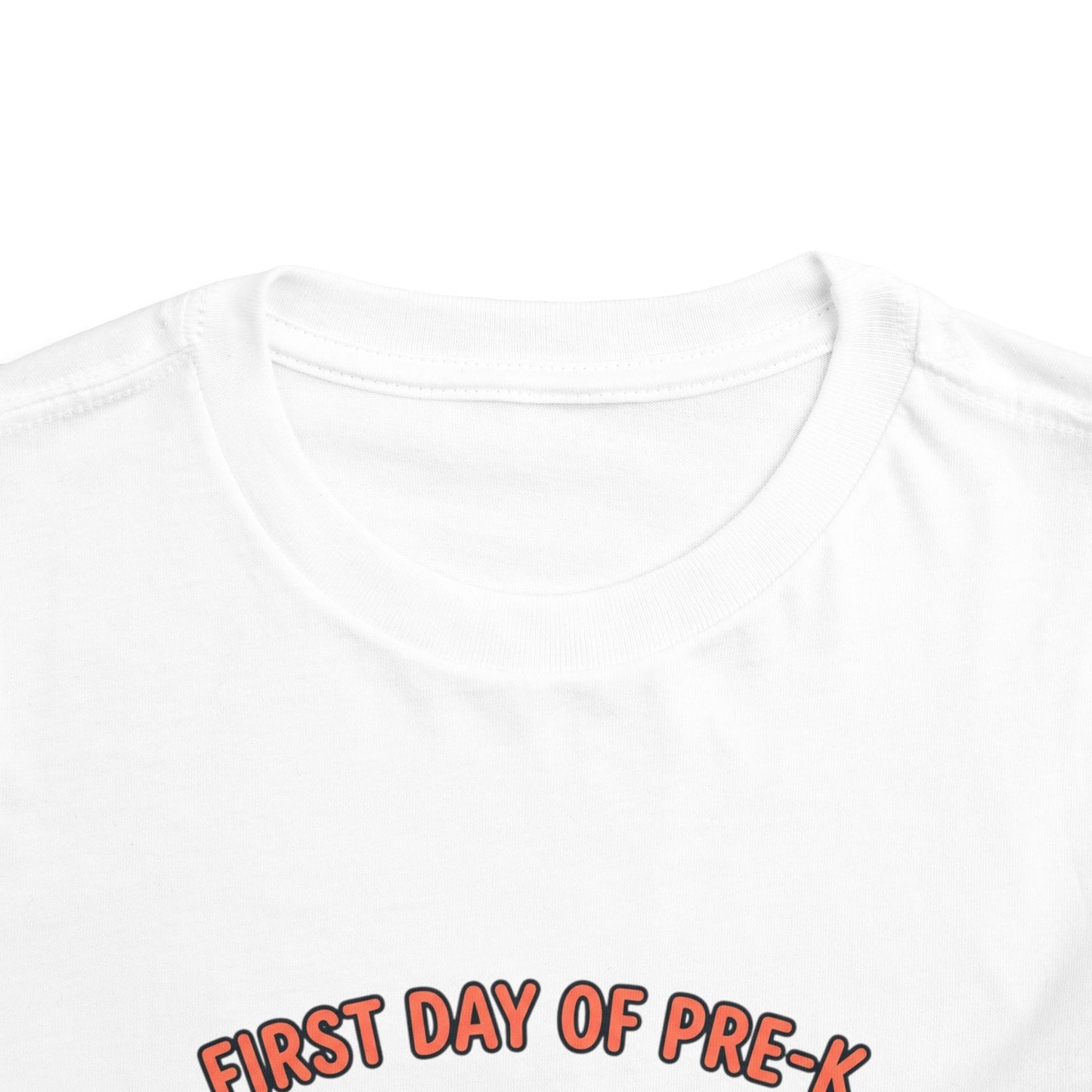 Toddler Tee - "First Day of Pre-K" Cute Backpack Design