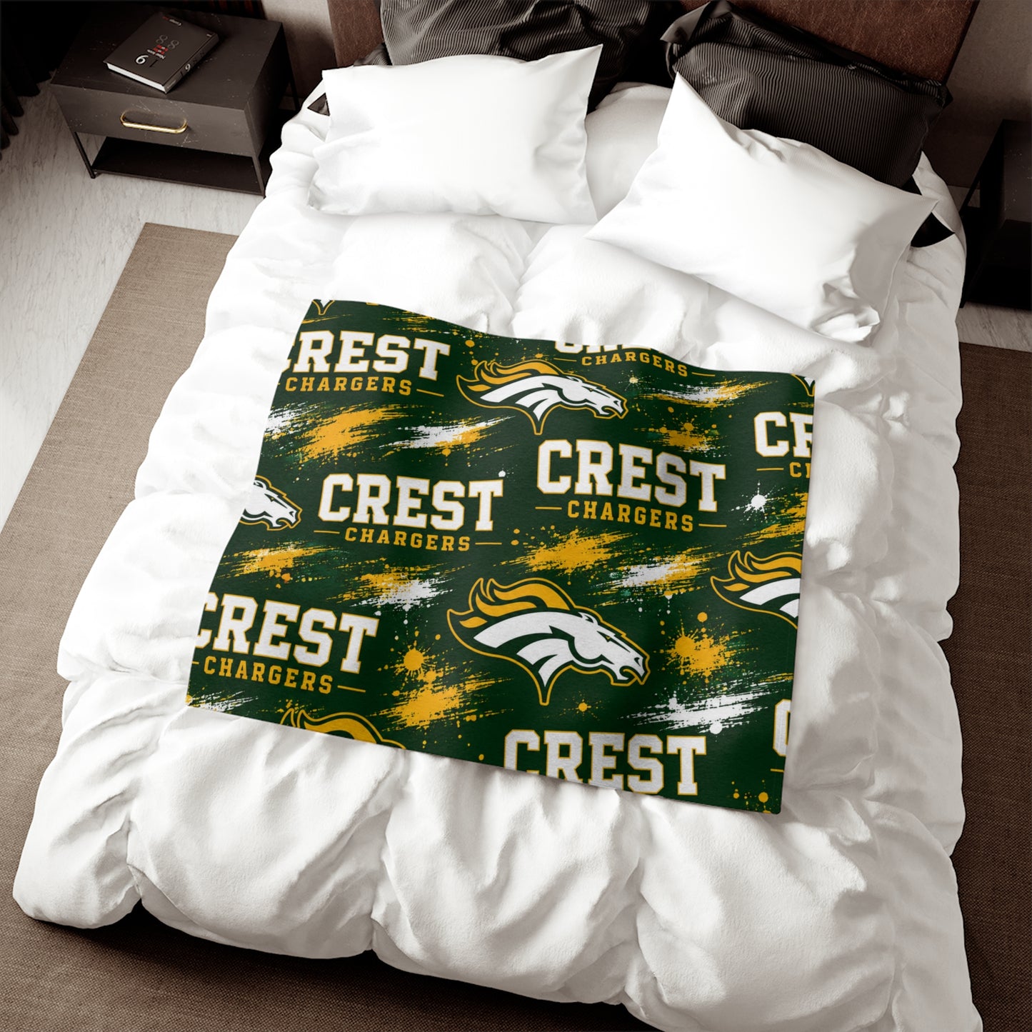 Crest Chargers Sherpa Sweatshirt Blanket