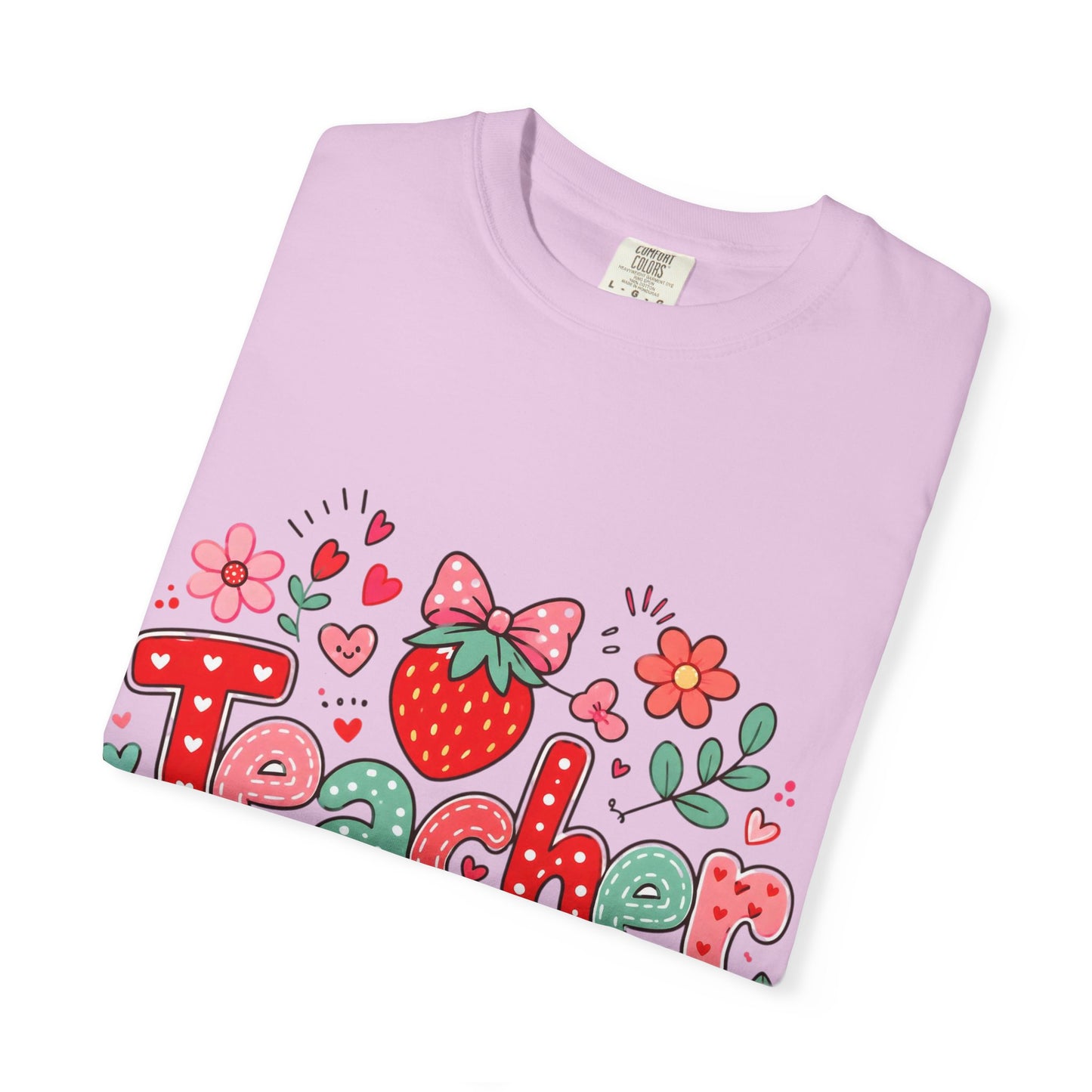 Teacher Strawberry Floral T-Shirt