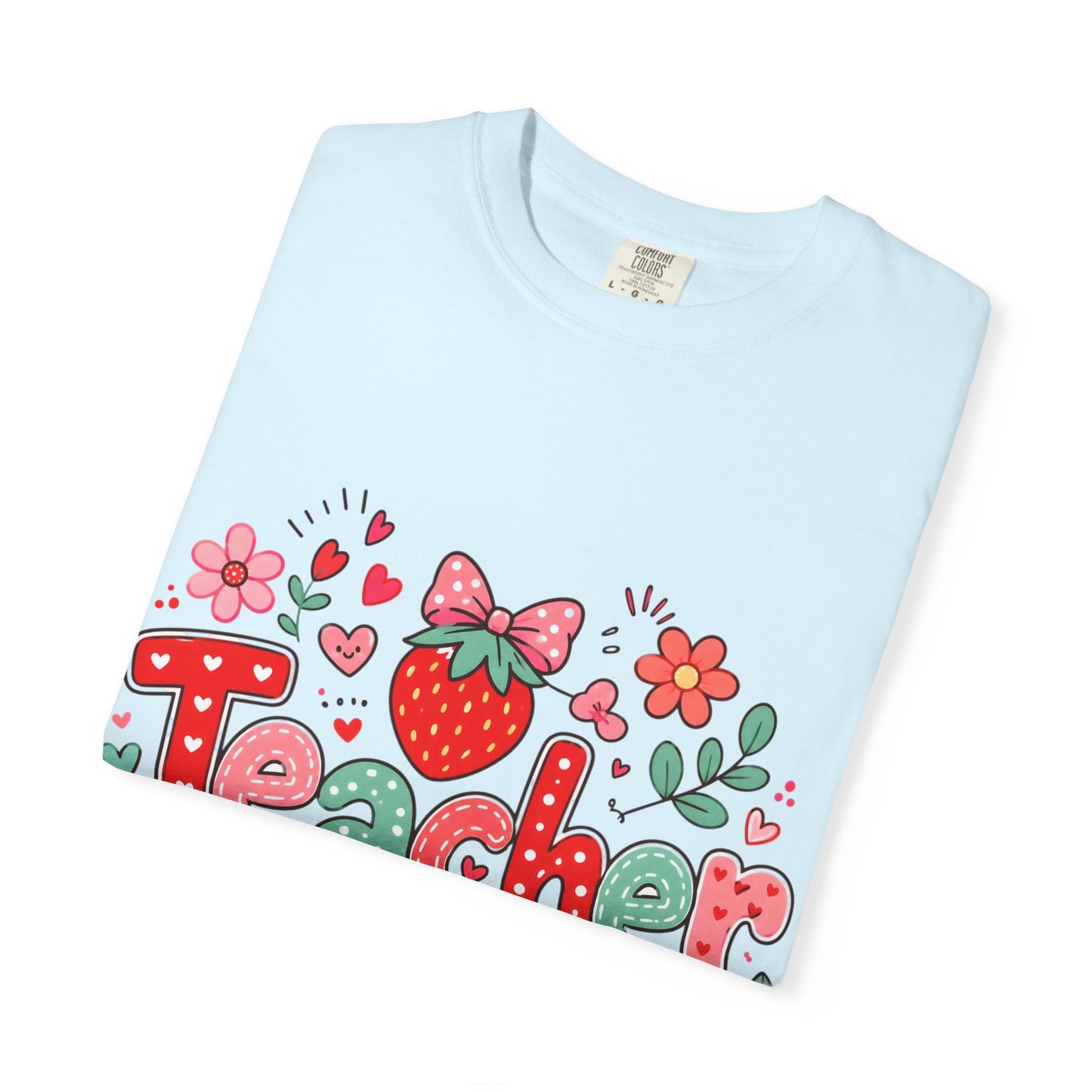 Teacher Strawberry Floral T-Shirt