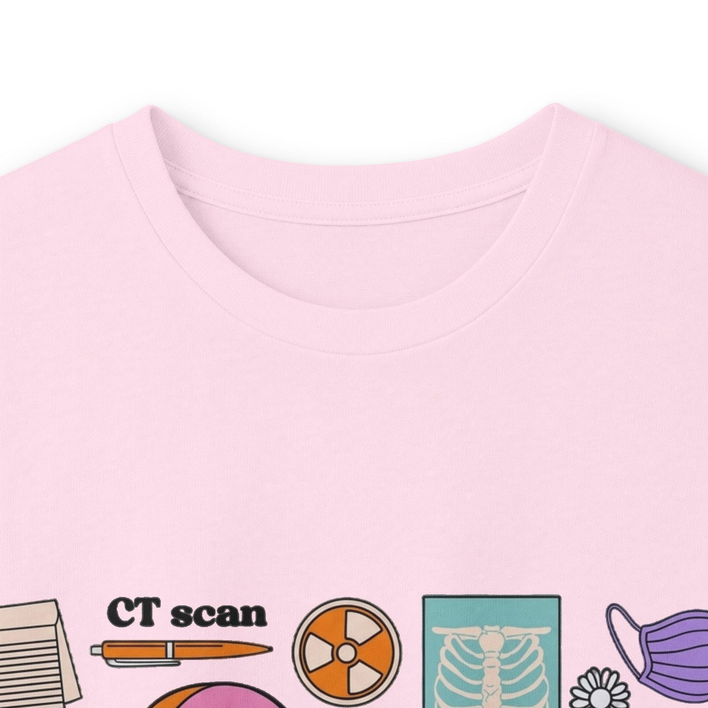Rad Tech Collage Long Sleeve Tee — Radiology Technologist Graphic Shirt