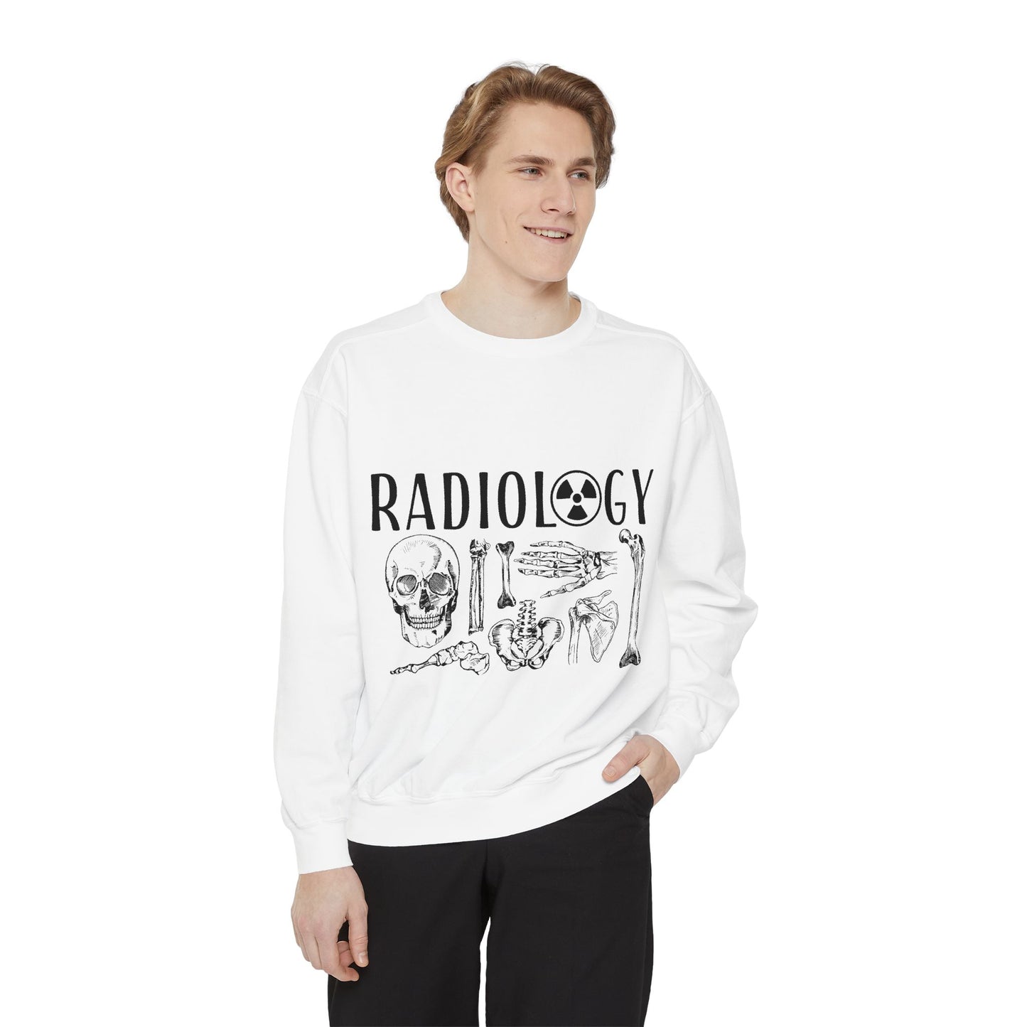 Radiology Skull & Bones Sweatshirt — Medical Student / Radiologist Gift