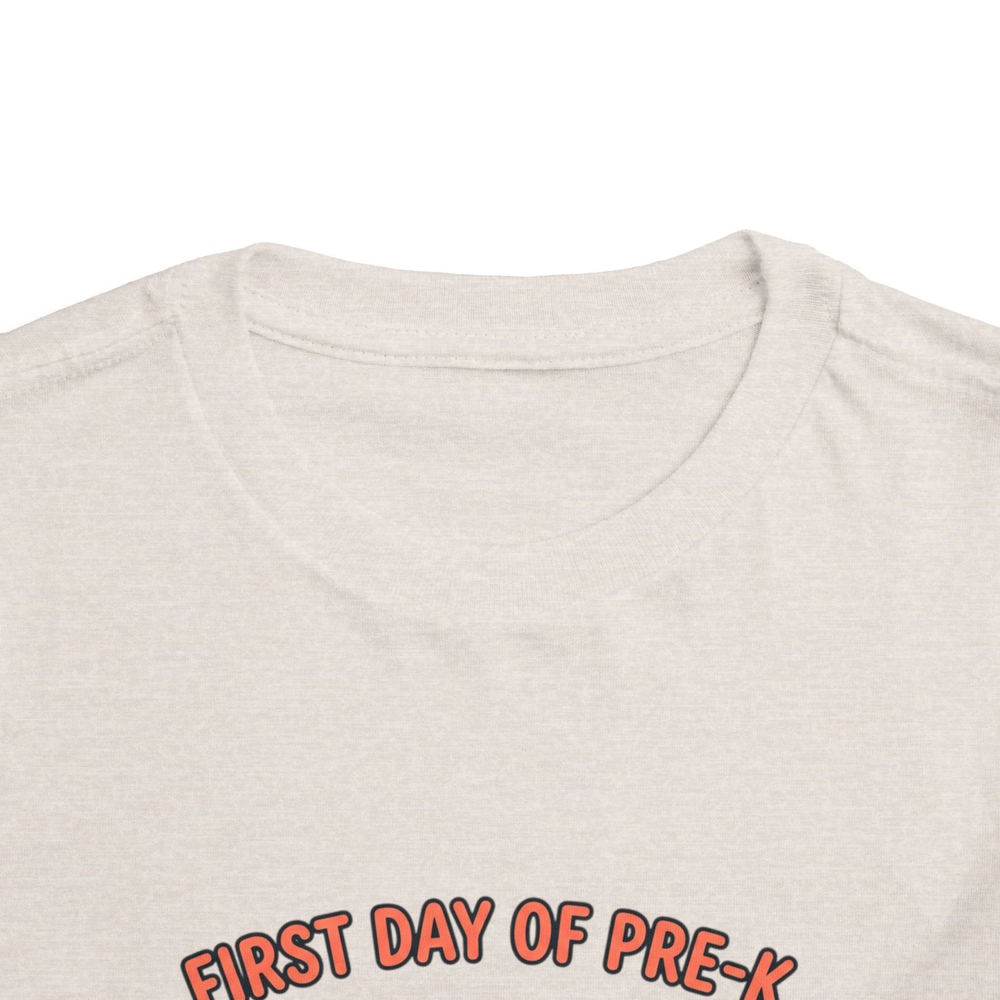 Toddler Tee - "First Day of Pre-K" Cute Backpack Design