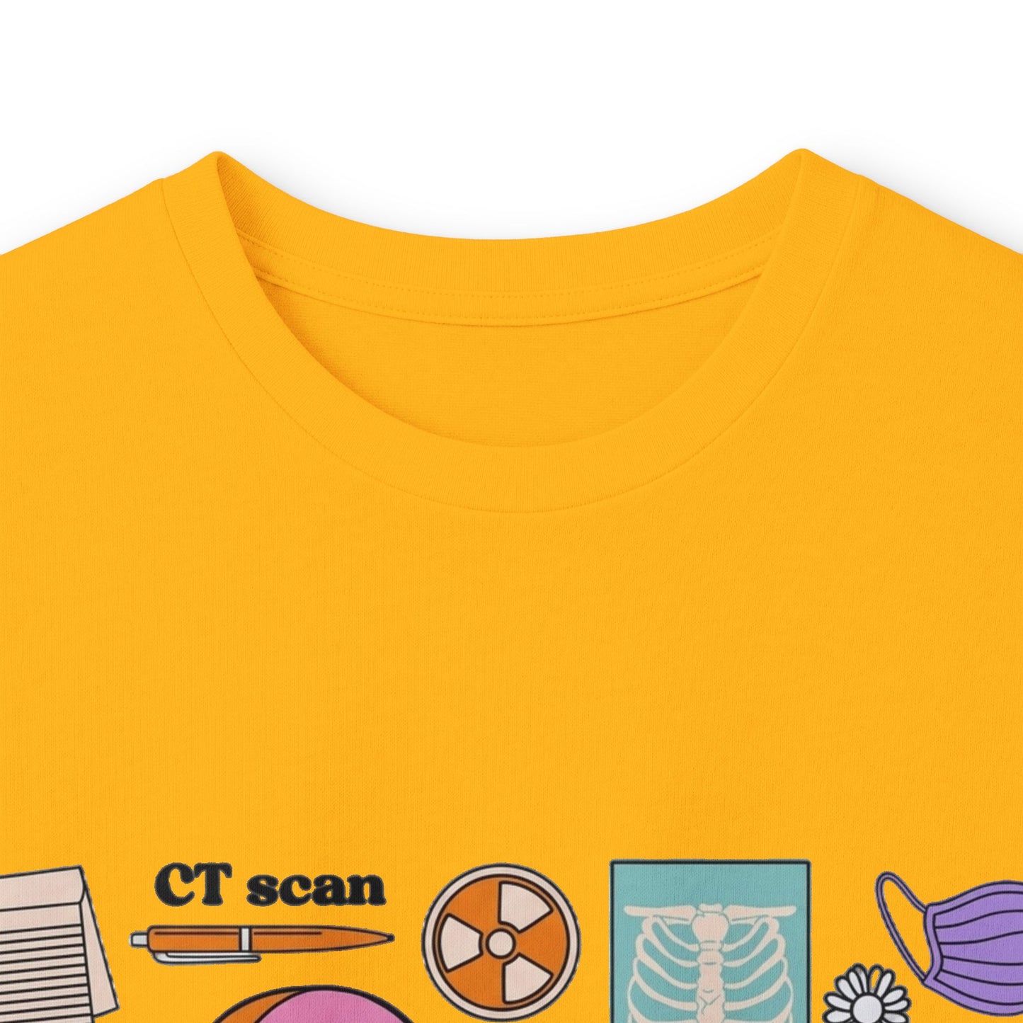 Rad Tech Collage Long Sleeve Tee — Radiology Technologist Graphic Shirt
