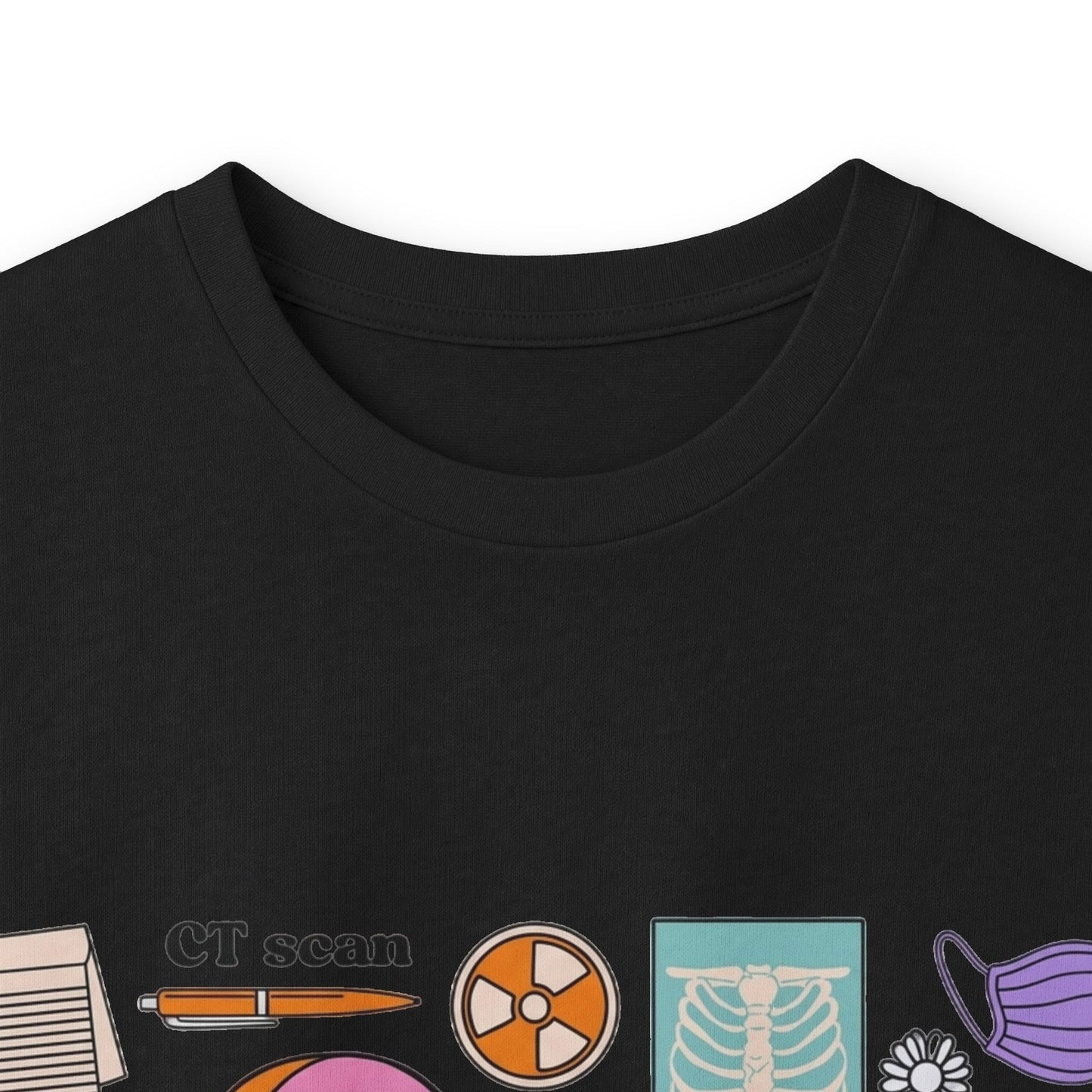 Rad Tech Collage Long Sleeve Tee — Radiology Technologist Graphic Shirt