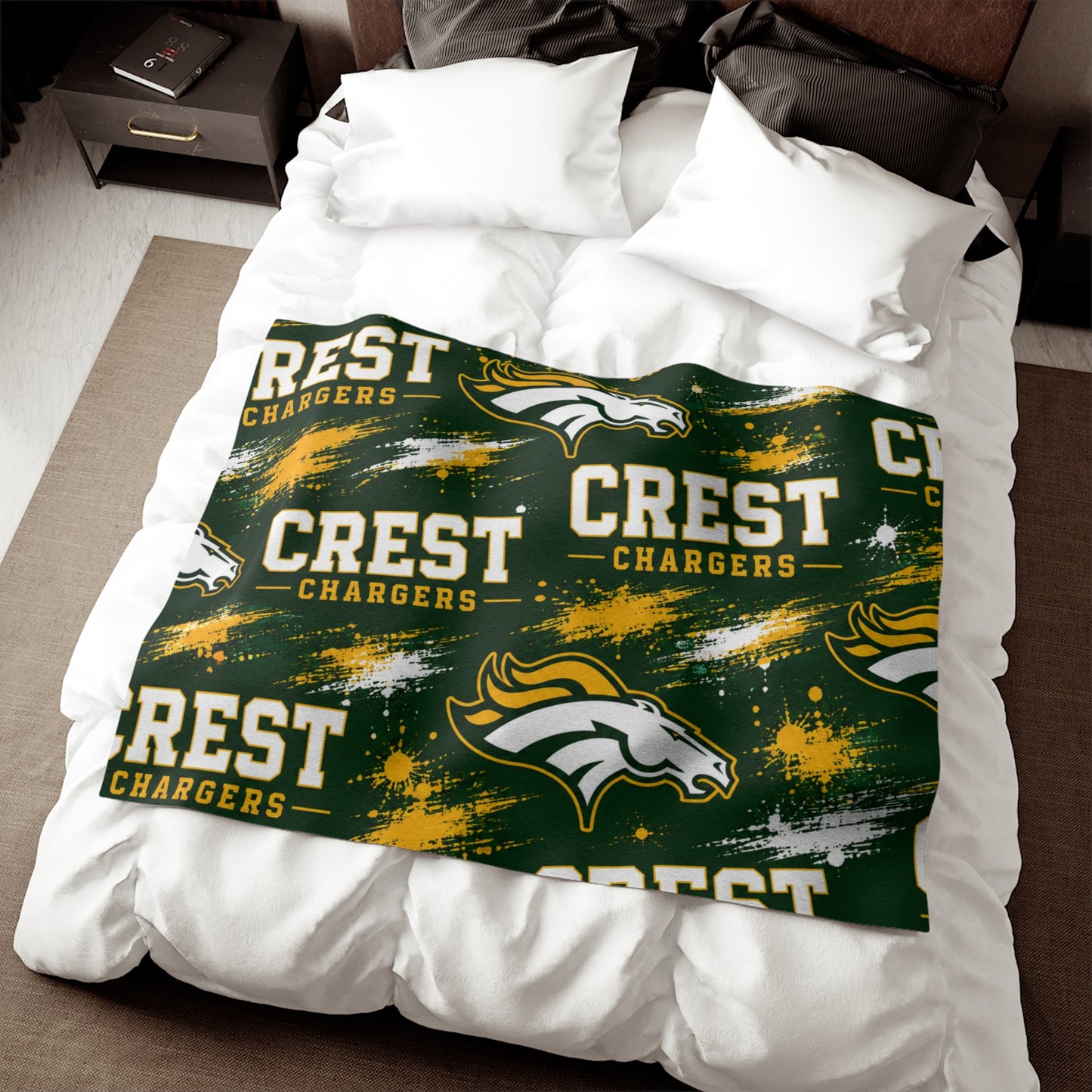 Crest Chargers Sherpa Sweatshirt Blanket