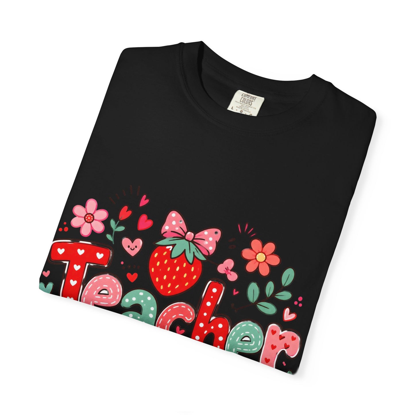 Teacher Strawberry Floral T-Shirt