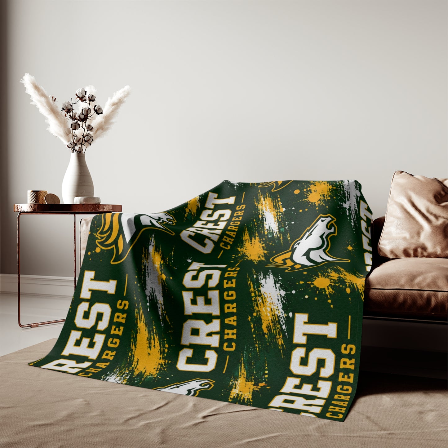 Crest Chargers Sherpa Sweatshirt Blanket