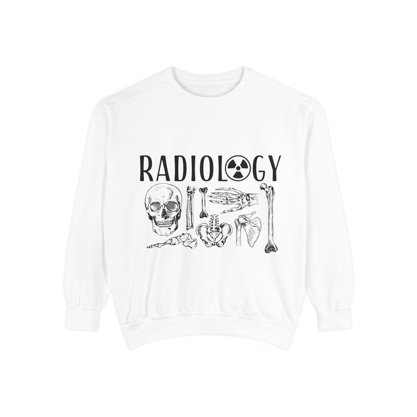 Radiology Skull & Bones Sweatshirt — Medical Student / Radiologist Gift