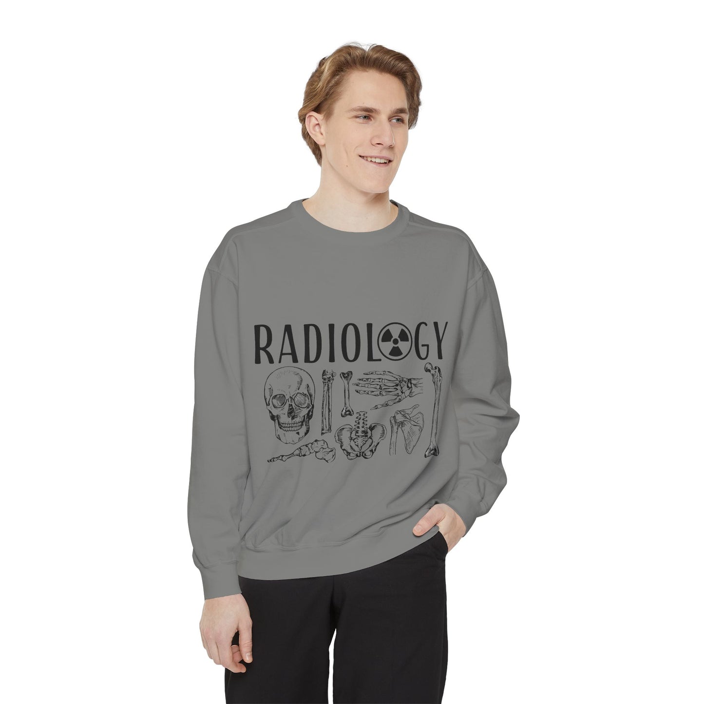 Radiology Skull & Bones Sweatshirt — Medical Student / Radiologist Gift