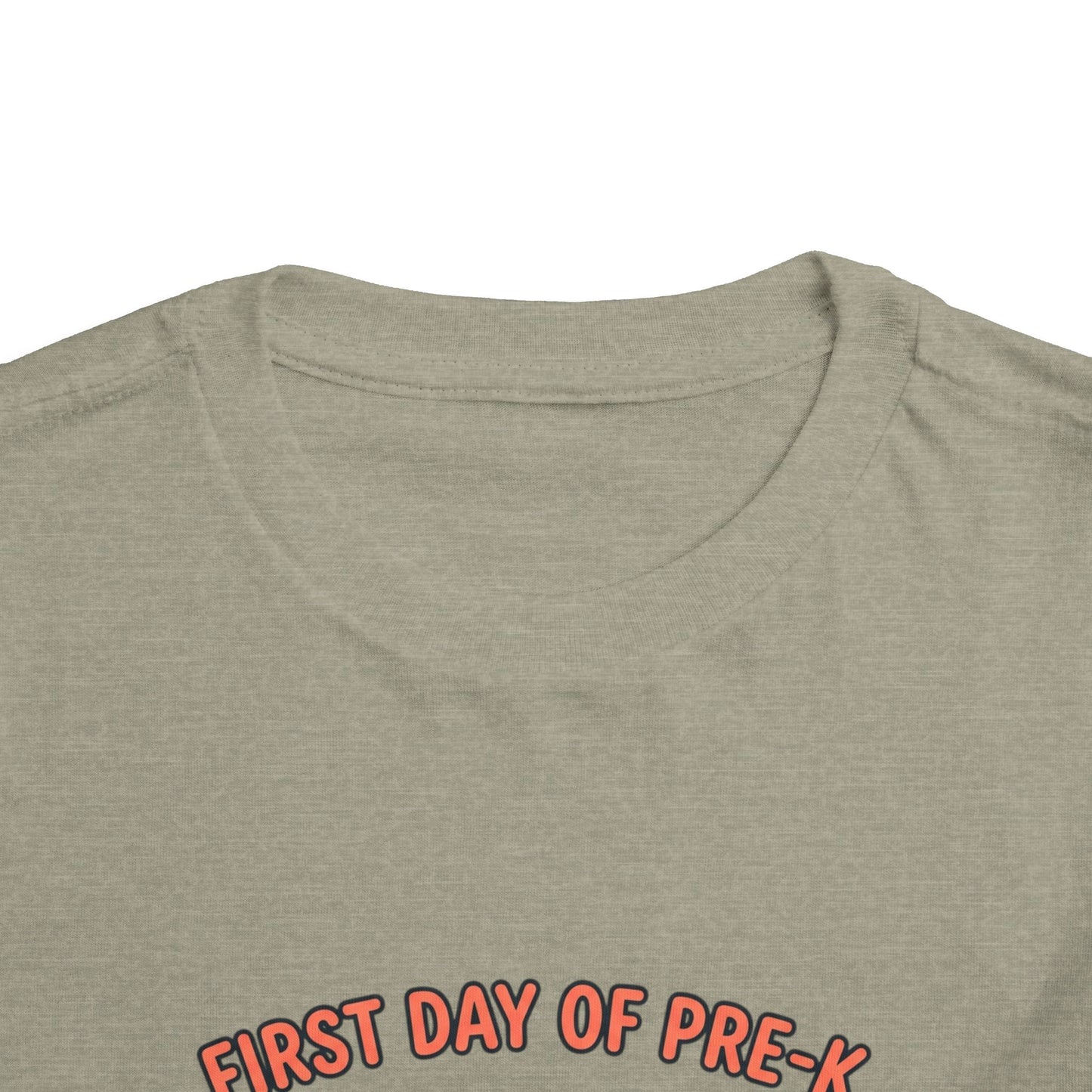 Toddler Tee - "First Day of Pre-K" Cute Backpack Design