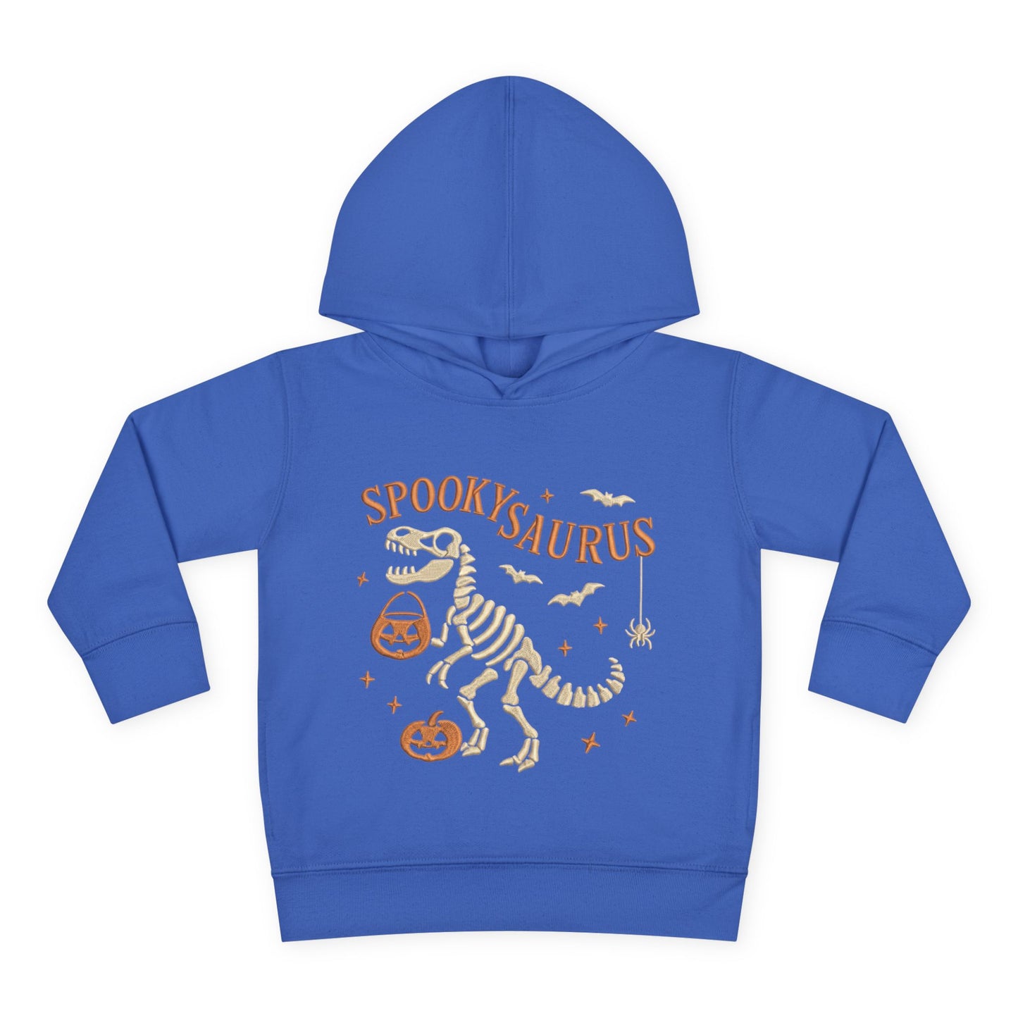 Spookysaurus Toddler Hoodie — Cute Dinosaur Skeleton Halloween Pullover
