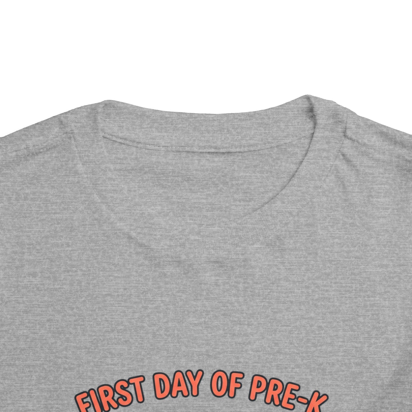 Toddler Tee - "First Day of Pre-K" Cute Backpack Design