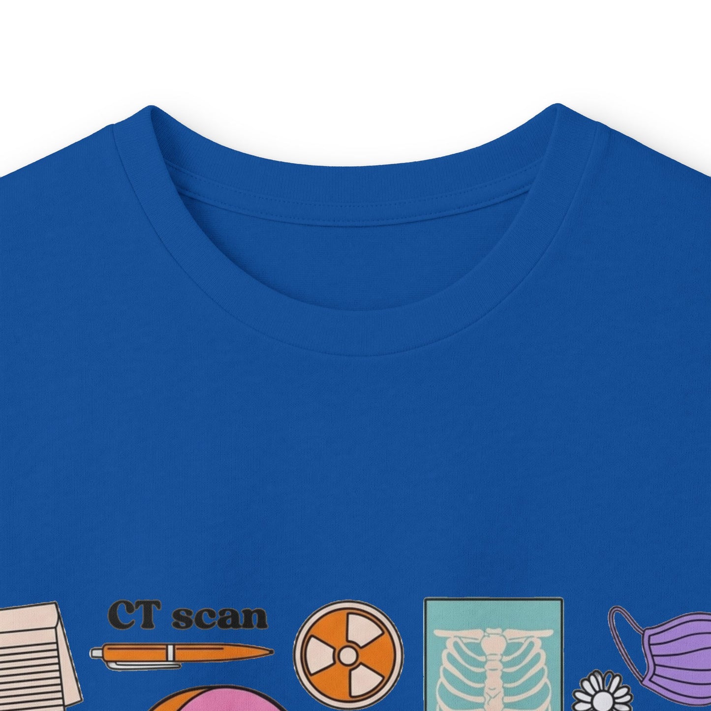 Rad Tech Collage Long Sleeve Tee — Radiology Technologist Graphic Shirt